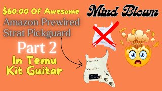 Upgrade Your Guitar Part 2 Installing a Prewired Pickguard from Amazon [upl. by Ethelinda]