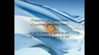 Argentine National Anthem  quotHimno Nacional Argentinoquot ESEN [upl. by Vyner]