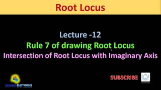 Points of Intersection of Root Locus with Imaginary Axis with solved example [upl. by Hainahpez309]