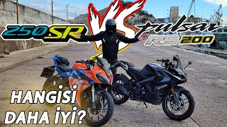 ÇİNLİ Mİ HİNTLİ Mİ  CF MOTO 250SR VS BAJAJ PULSAR RS200 KARŞILAŞTIRMA [upl. by Anavahs]