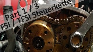 14 16 FSI Steuerkette wechseln Teil 13 [upl. by Norahc446]