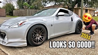 MY 370z Finally Gets WIDE amp MEATY TIRES  Havik Garage [upl. by Gery447]