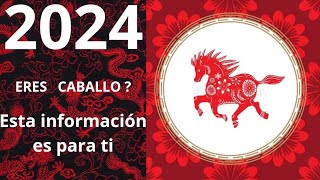 2024 PREDICCIONES PARA EL SIGNO DEL CABALLO [upl. by Selia780]