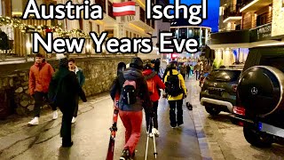 New Years Eve Austria Ischgl ApresSki Ski Party Fireworks 2023 [upl. by Ydisahc]