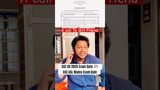 SSC GD 2025 Exam Date Vs SSC CGL Mains Exam Date vs SSC Aspirants shorts viralvideo [upl. by Juieta618]