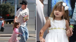 Channing Tatum amp Jenna Dewans Daughter Everly Tatum 2017 [upl. by Cleary]