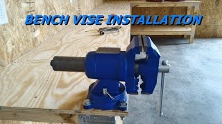 How to Install a Bench Vise [upl. by Beach833]