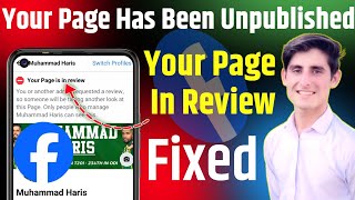 Facebook Page Unpublished How To Get It Back 2024  Your Page Has Been Unpublished Fixed  Published [upl. by Noiwtna]