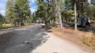 Redstreak campground loop E power only Radium Hot Springs BC [upl. by Shep793]