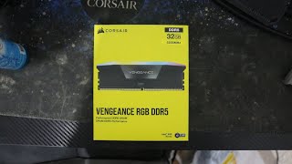 Corsair Vengeance RGB 2x16GB DDR5 5200MHz CL40 Unboxing [upl. by Pepi22]