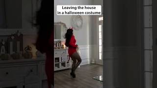 leaving the house in a Halloween costume 🤪 lol jokes funnyshorts husbandwifecomedy prank [upl. by Ravo]