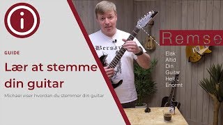 Guide Lær at stemme din guitar [upl. by Lenor1]