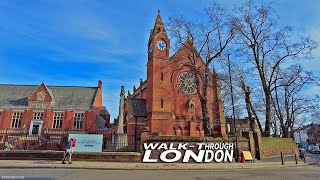 LONDON Walk 🇬🇧  Exploring Highgate  one of Londons most affluent urban village 🌻 [upl. by Tania]