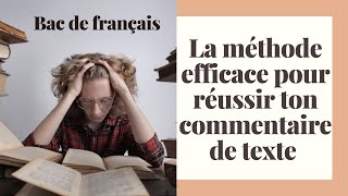 La méthode du commentaire de texte  toutes les clés pour réussir [upl. by Tilagram479]