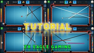 How To Do Bank Shots  Bank Shot Tutorial  8 Ball Pool  Zx EAGLE Gaming [upl. by Anelhtac]