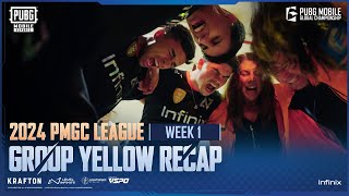 Group Yellow Recap  2024 PUBG MOBILE GLOBAL CHAMPIONSHIP [upl. by Oirifrop]