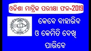 Odisha Matric Result 2019  How to Check Odisha 10th Result [upl. by Musa]