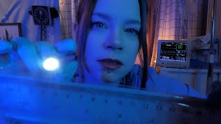 ASMR Hospital Night Nurse Full Body Exam  Measuring You amp Ultrasound  No Beeping [upl. by Faline642]