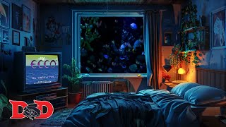 Ecco the Dolphin The Tides of Time Cozy Bedroom Ambience  Underwater Sounds amp Bubbles Relax Sleep [upl. by Itsrejk]