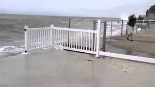 Hurricane Sandy Cosey Beach Ave East Haven CT [upl. by Esilana171]