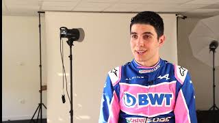 BWT Alpine F1 Team reveals striking A522  Interview Esteban Ocon [upl. by Naiditch]