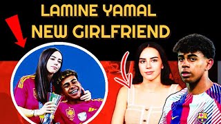 LAMINE YAMALS GIRLFRIEND FOLLOWS HIM TO EVERY MATCH AT FC BARCELONA IN SPAIN LOVE IS GOOD [upl. by Pisano388]