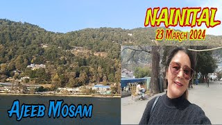 Nainital Today 2332024 बीमार करने वाला मौसम Market mai aaya silver play button nainital weather [upl. by Gustin]