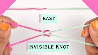 Invisible Knot Surgeons Join for Seamless and Strong Yarn Joins [upl. by Kravits]