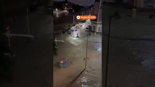 Floods surge in Spanish town on day one of deadly floods [upl. by Abdella260]