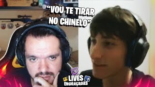 TOMANDO BRONCA NA LIVE amp GAULES SENDO TROLLADO  LIVES ENGRAÇADAS 164 [upl. by Lorien]