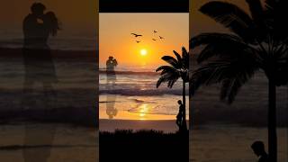 Meri Zindegi He Tu  Sunset Beach Photo Editing shorts song subscribe shortsviral shots [upl. by Ailecra538]