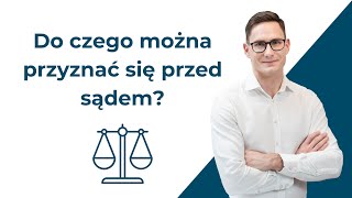 Przyznanie faktów przed sądem [upl. by Kenwrick]