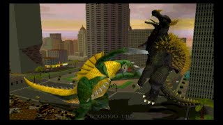 Anguirus VS Gigan [upl. by Eesyak]