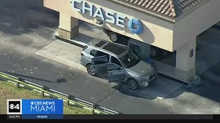 Police investigate murdersuicide at Southwest MiamiDade Chase ATM drivethru [upl. by Campball]