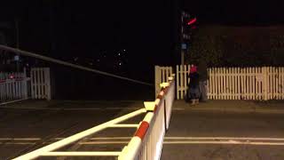 Frinton On Sea Station Level Crossing Essex Saturday 13012018 [upl. by Millar583]