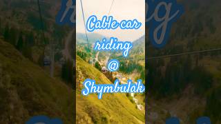 Kazakhstan travel vlog shortsfeed shorts shymbulak cablecar kazakhstanvlog ytshort ownvoice [upl. by Tod]