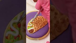 I made Taco Bell Chalupa cookies with royal icing [upl. by Ronnoc548]