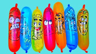 POPPING SLIME BALLOONS  Satisfying Slime Balloon Popping 8 [upl. by Anirbys]