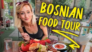 Trying BOSNIAN FOOD in SARAJEVO 12 musttry dishes amp DIY food tour [upl. by Wallas]