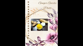 GingerGarlic paste [upl. by Sloan]