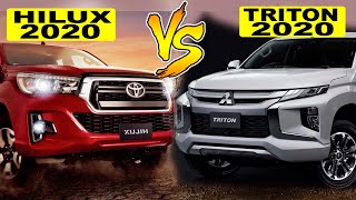 Hilux 2020 ⚡VS ⚡ L200 Triton 2020  Qual você escolheria [upl. by Lodi]