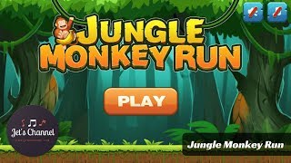 Jungle Monkey Run Full  Game for Kids  Jets Channel [upl. by Dace]