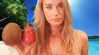 ASMR Fantasy Role Play Stranded on a deserted Island soft spokenwhisperblowing in your ear [upl. by Mullac121]