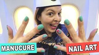 VLOG  NAIL ART  Manucure amp onglerie amp code promo avant le départ en vacances [upl. by Flowers82]