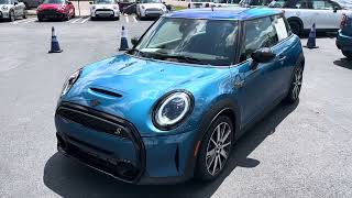 2023 MINI Cooper S 2 DR HT in Island Blue [upl. by Asille173]