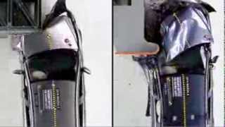 Crash Test IIHS Small Overlap VS Moderate Overlap Crash Test [upl. by Cilo849]