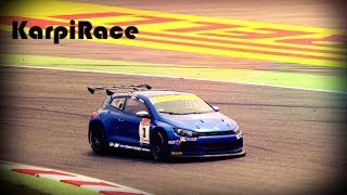 VW Scirocco R Race Car Pure Sound [upl. by Neened]