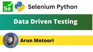 6 Data Driven Testing in BDD Behave Selenium Python [upl. by Darahs412]