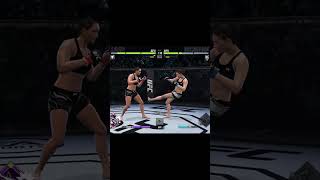 Aspen Ladd vs Sara Mcmann  EA Sports UFC 246 shorts shortvideo short gaming gameplay games [upl. by Daphne]