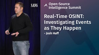 RealTime OSINT Investigating Events as They Happen  SANS OSINT Summit 2020 [upl. by Heisser]